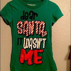 Christmas Novelty Dear Santa It Wasn’t Me Shirt